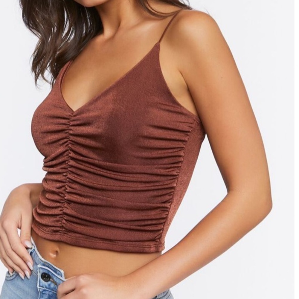 Y2K Express metallic cami